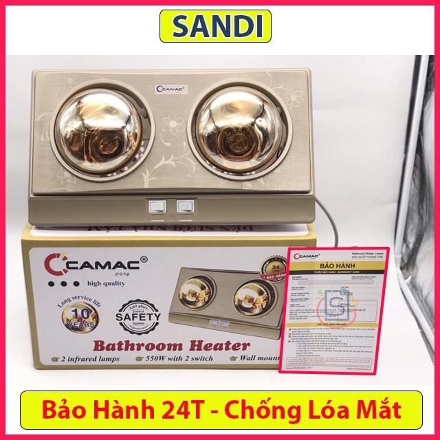 ĐÈN SƯỞI 2 BÓNG CAMAC CM02