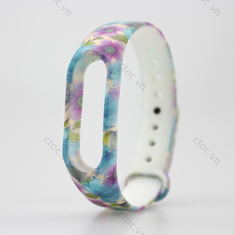 Dây Đeo Thay Thế Chất Liệu Silicon Màu Trơn Cho Xiaomi Mi Band 2  Band2 strap