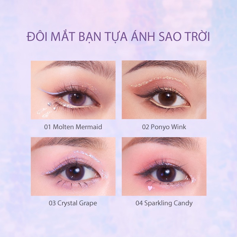 Phấn Mắt Pink Bear Dạng Lỏng Tạo Hiệu Ứng Sao Lấp Lánh 4 Màu Tuỳ Chọn 3g | BigBuy360 - bigbuy360.vn