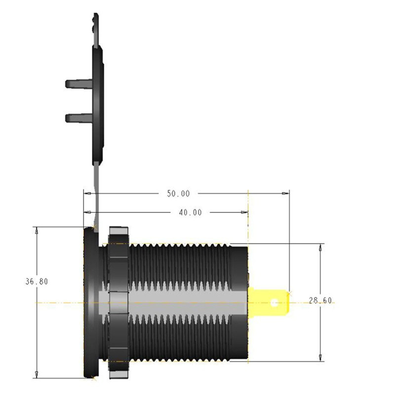 Ổ Cắm Sạc Nhanh Usb 12v 24v Pd Qc3.0 Có Công Tắc On Off Cho Xe Hơi / Xe Tải / Xe Máy