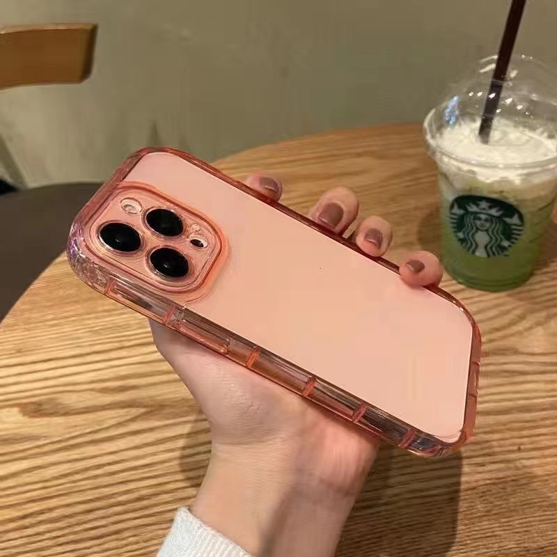 Ốp Điện Thoại Túi Khí Màu Trơn Cho iphone 12 13 11 Pro Max X Xs Max Xr Màu Sắc