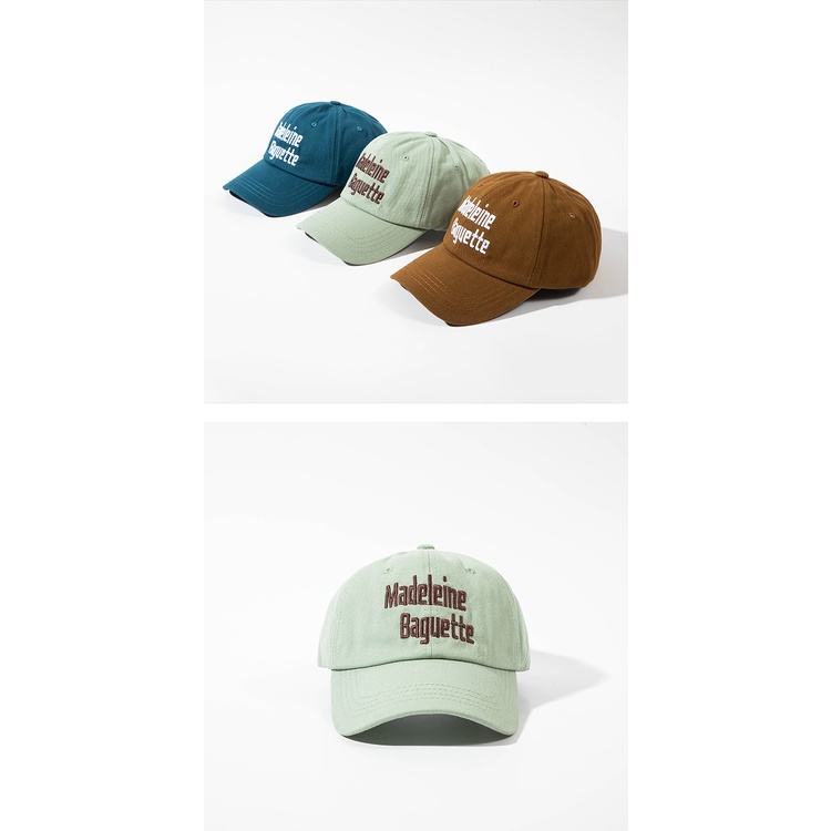 Mũ Lưỡi Trai Mềm Mại Thêu Chữ To Phong Cách Hàn Quốc Thời Trang 2022 Dành Cho Nữ