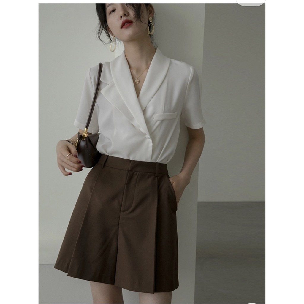 Áo sơ mi ngắn tay kiểu cho các nàng thanh lịch, áo sơ mi cho nàng bigsize