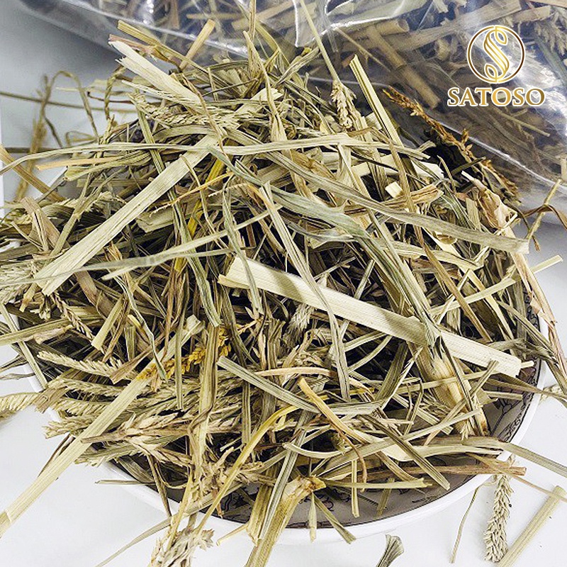 Cỏ mần trầu khô thơm sạch giúp mượt tóc, mát gan, lợi tiểu SATOSO 1kg SA73