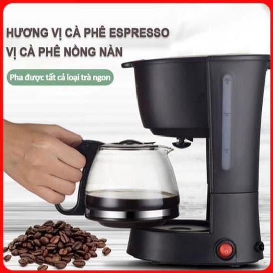 Máy Pha Cà Phê Mini_Máy Ép Cà Phê_Espresso, Máy Pha Trà Đa Năng, Chính Hẵng Bear KFJ-403, Bảo Hành 1 Năm,Dung Tích 600ml