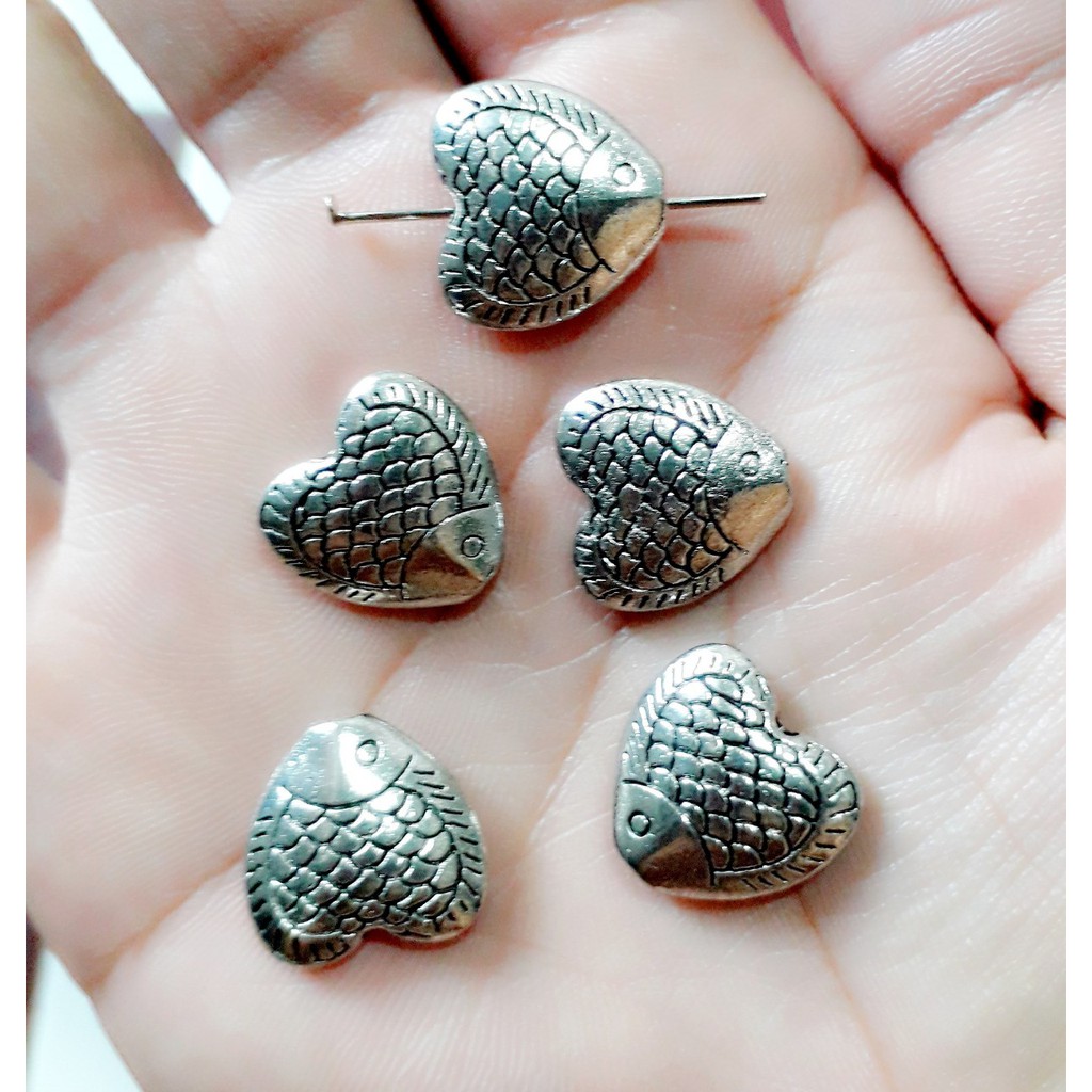 nguyên phụ liệu Phụ kiện charm xỏ - charm lùa 50g = 18k [ Charm giá sỉ ]