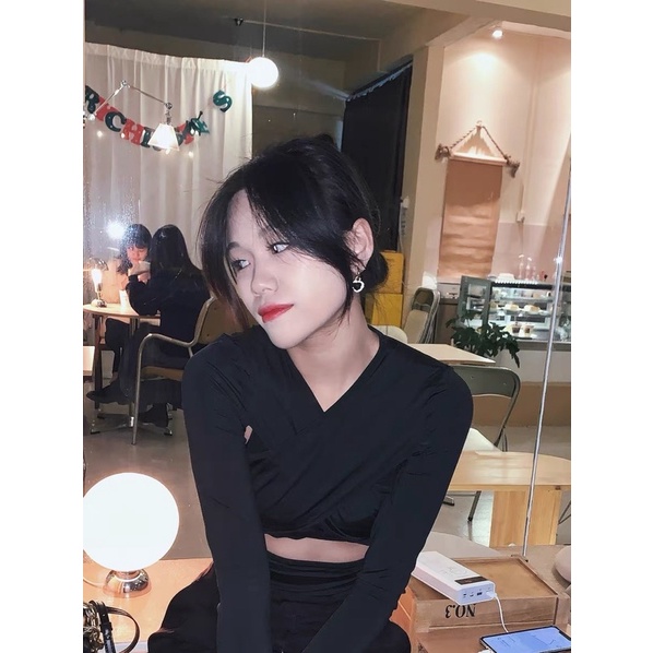 Bodysuit vạt chéo ngực cut out gợi cảm (Ảnh thật) | BigBuy360 - bigbuy360.vn