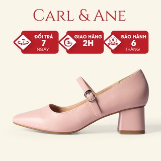 Carl & Ane - [Form lớn lùi 1 size] Giày cao gót cao 5cm màu hồng_CP003