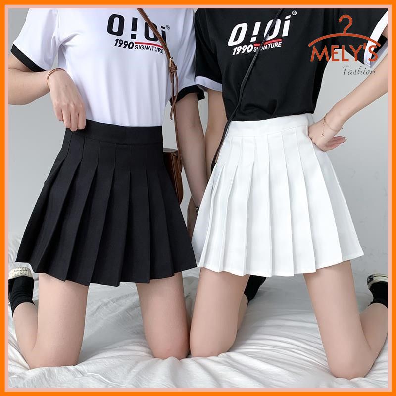 Chân váy tennis xếp ly dáng ngắn chữ A lưng cao chất vải cao cấp trẻ trung năng động có bigsize Mely Fashion CV01
