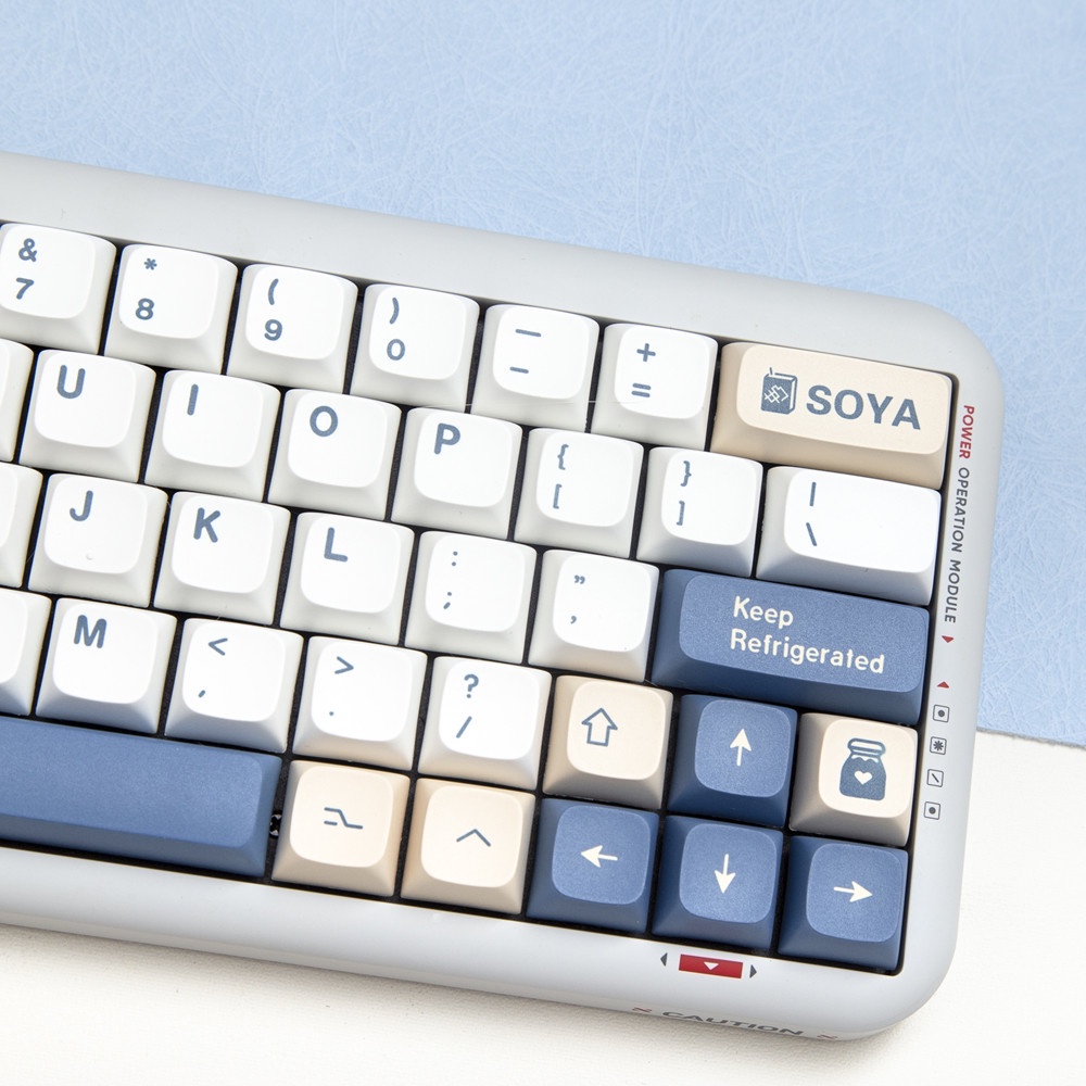 144 phím Soyamilk Keycaps XDA Profile PBT Dye Sub Bàn phím cơ Keycap