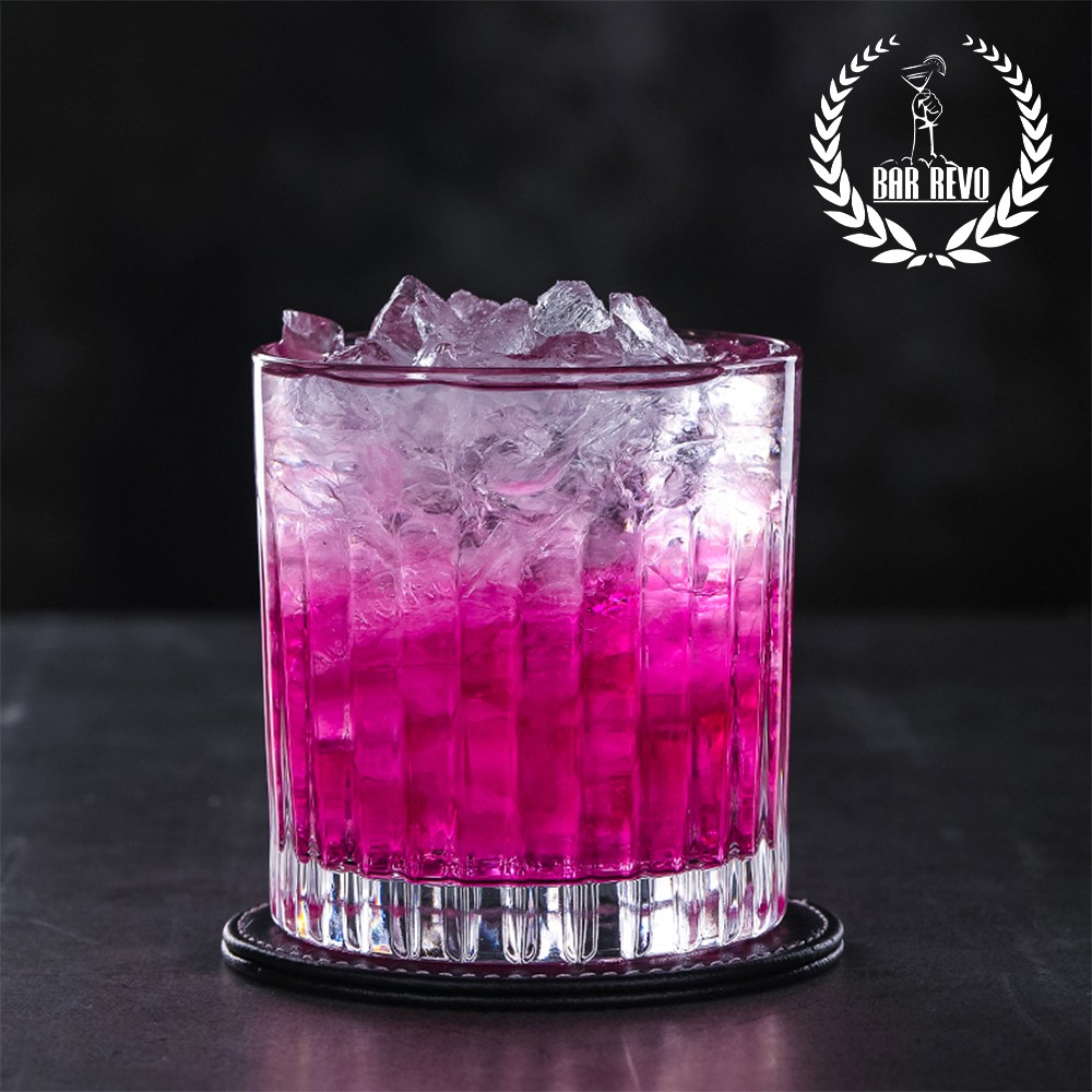 Whisky Glass - Ly Rock Cạnh Sọc- Ly Thủy Tinh