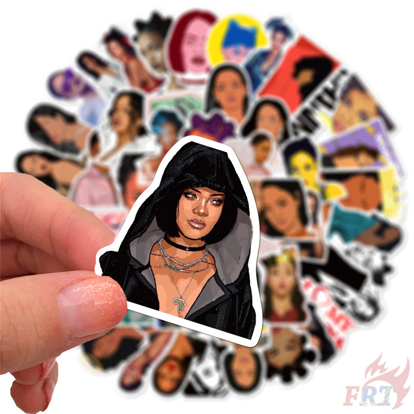 ❉ Rihanna Series 01 Stickers ❉ 50Pcs/Set Waterproof DIY Fashion Doodle Decals Stickers