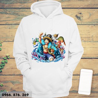 In áo hoodie LUFFY cực chất
