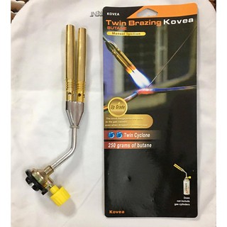 Đèn khò Gas Đôi-Lắp Bình Gas Mini Tiện Lợi - Khò ga 2 lòng - Đèn khò ga mini