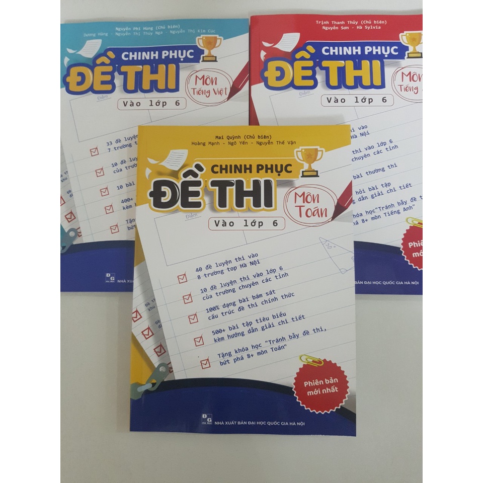 Sách - Combo Chinh phục đề thi vào lớp 6