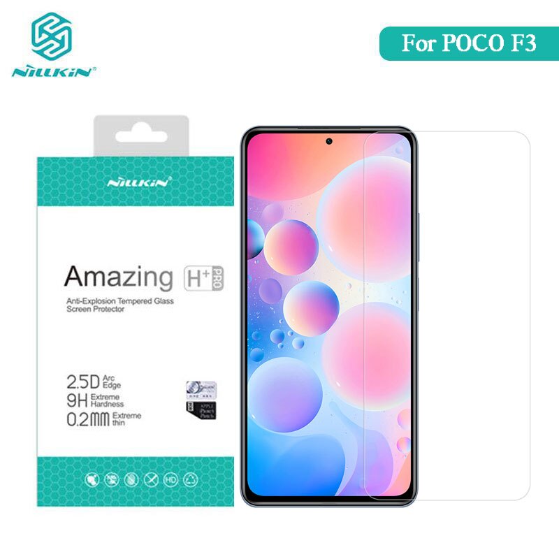 Kính cường lực POCO F3 Nillkin H/H+Pro 0.2MM Kính Cường Lực Cho Xiaomi POCOPHONE F3 X3 NFC / Pro Screen Protector