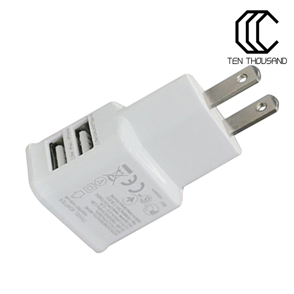 Cốc Sạc Hai Cổng Usb 5v 2.1a Cho Samsung Iphone Ipad Ipod