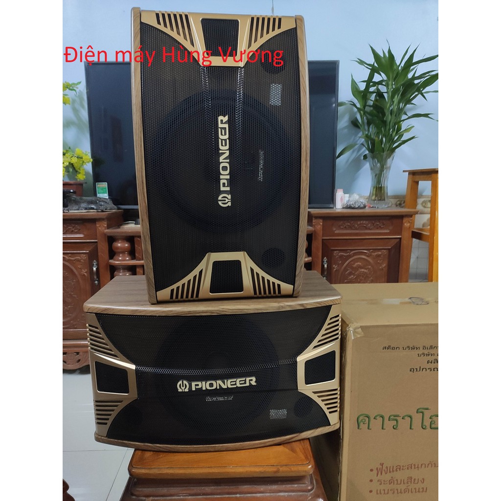 Loa Karaoke và nghe nhạc PIONEER CS-5590A,8ôm, 200w, Bas 25 cm từ kép, Madein Thái Lan, Chất lượng cao, màu vân gỗ trang