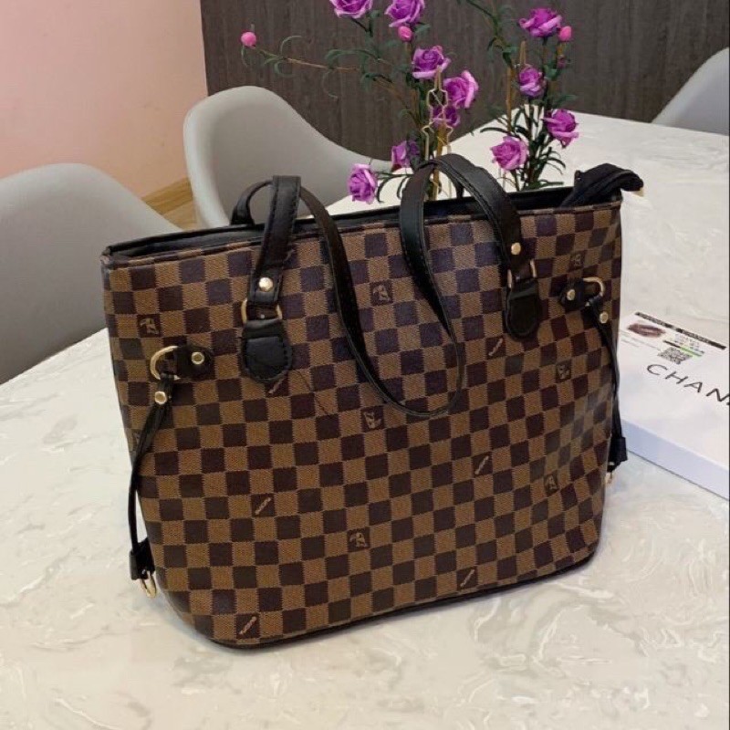 Túi xách công  sơ tote da vừa a4, đeo vai cỡ lớn | BigBuy360 - bigbuy360.vn