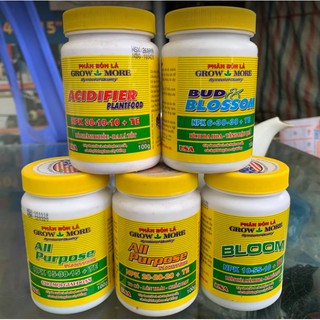Set 5 hộp phân bón lá Growmore tốt cho mọi giai đoạn của cây trồng