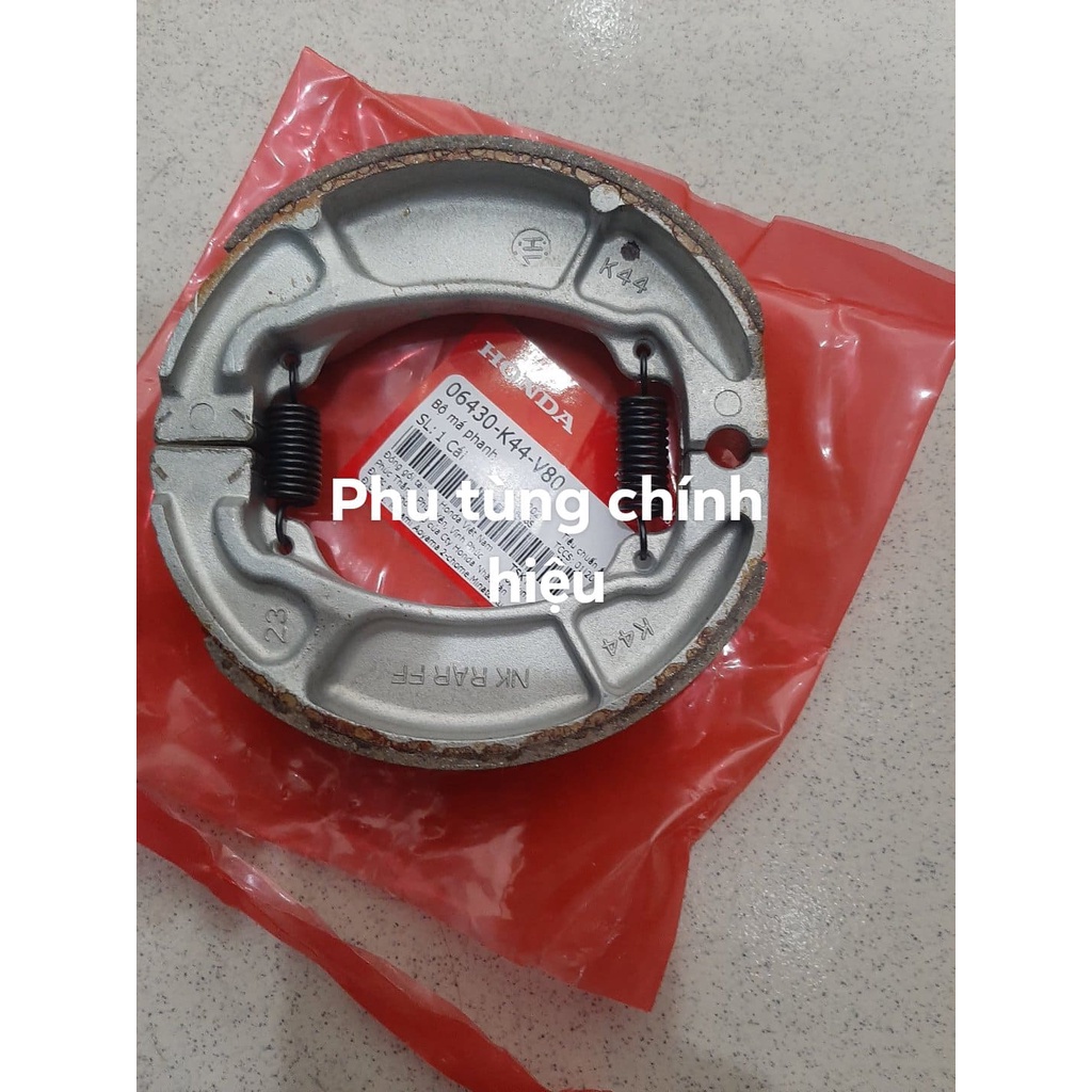 44Má phanh sau dành cho xe ga honda chính hiệu Air Blade 110, Air Blade 125, LEAD 110, LEAD 125, SH Mode, PCX, Vision110