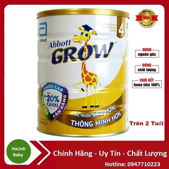 Sữa bột Abbott Grow 4 900g [Date 2024]