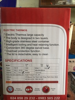 👉Phích Thủy Điện BESUTO BST-129