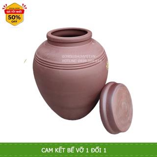 Chum sành ngâm rượu Bát Tràng trơn dung tích 10 LÍT