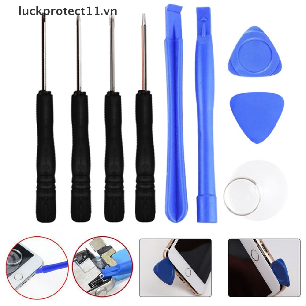 * 3c &amp; Mới * 9 Bộ Dụng Cụ Sửa Chữa Điện Thoại Di Động.