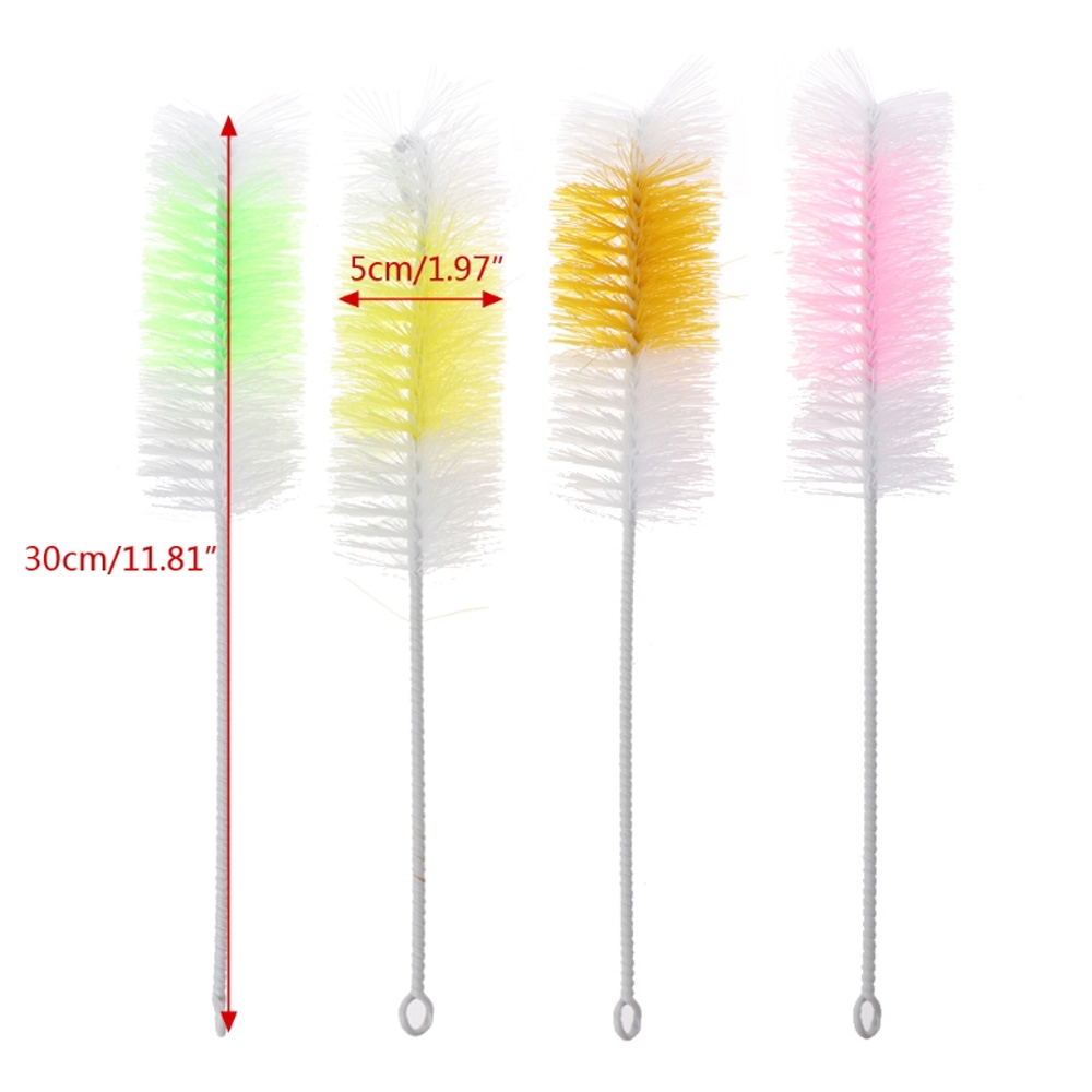 Bàn chải tay cầm dài vệ sinh bình sữa cho em bé