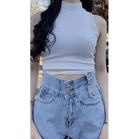 ÁO CROP-QUẦN BAGGY