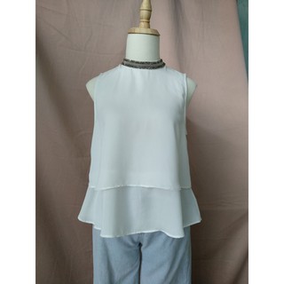 AT7 - áo lụa Z.A.R.A basic 70k (Hình thật shop tự chụp)