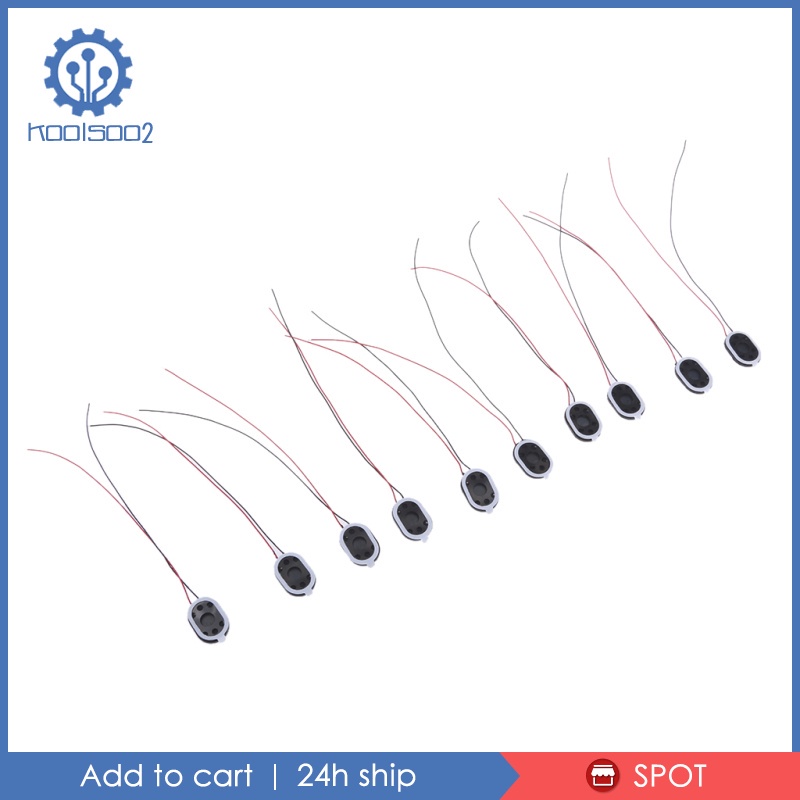 Set 10 Loa Âm Thanh Koolsoo2 1W 20x14mm 8ohm Cao Cấp