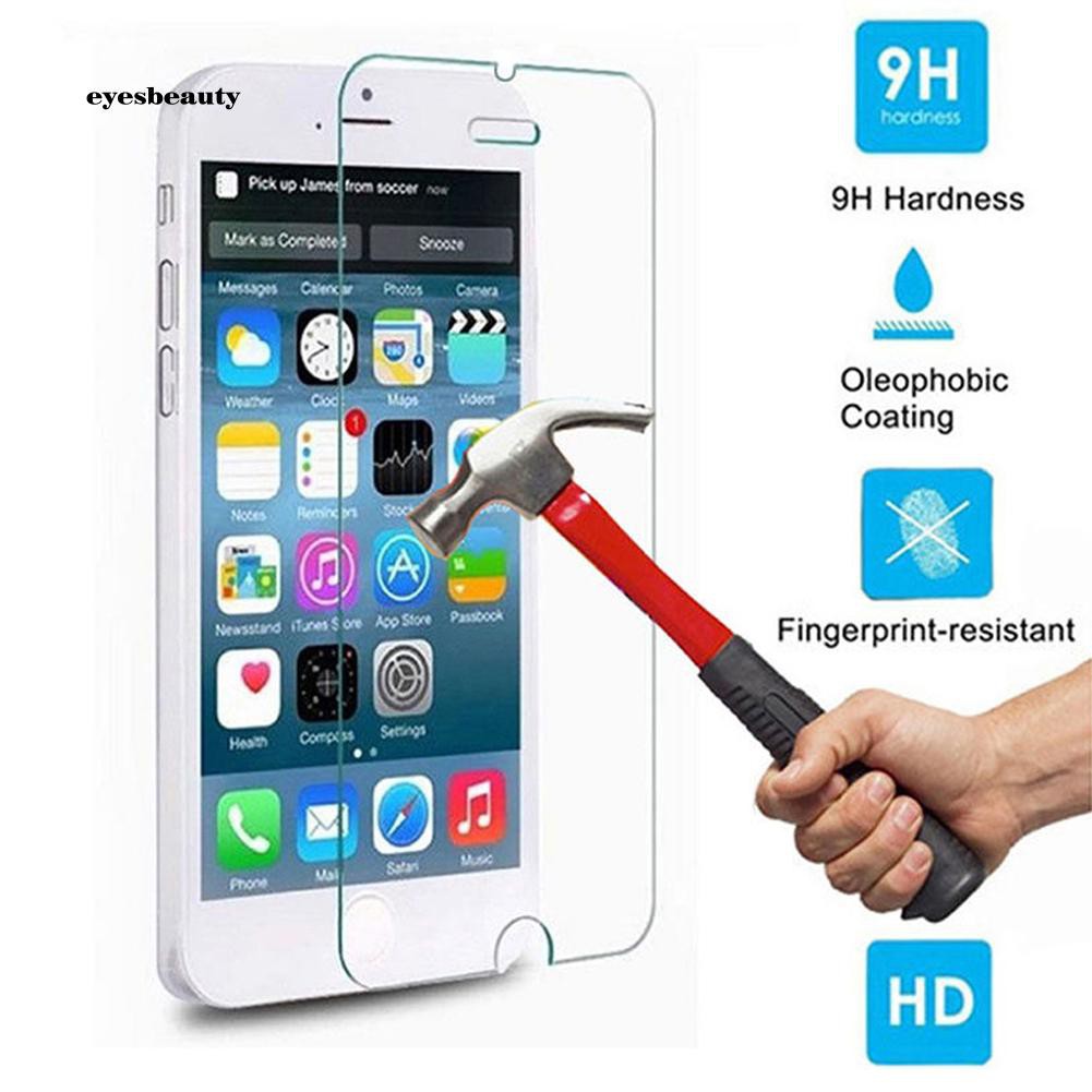 EBTY Front+Back Tempered Glass Film Phone Screen Protector for iPhone 5 6S 7 Plus