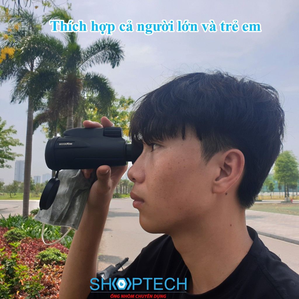 Ống nhòm 1 mắt chính hãng Bestzoom 12X50 cao cấp,mini giá rẻ chính hãng chuyên dụng săn ong du lịch