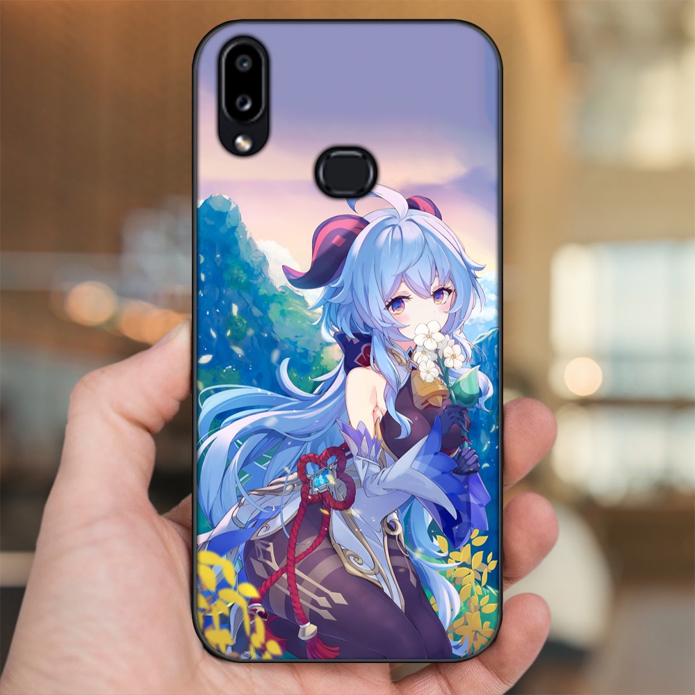 Ốp lưng Samsung A10S viền đen in hình Ganyu Genshin Impact