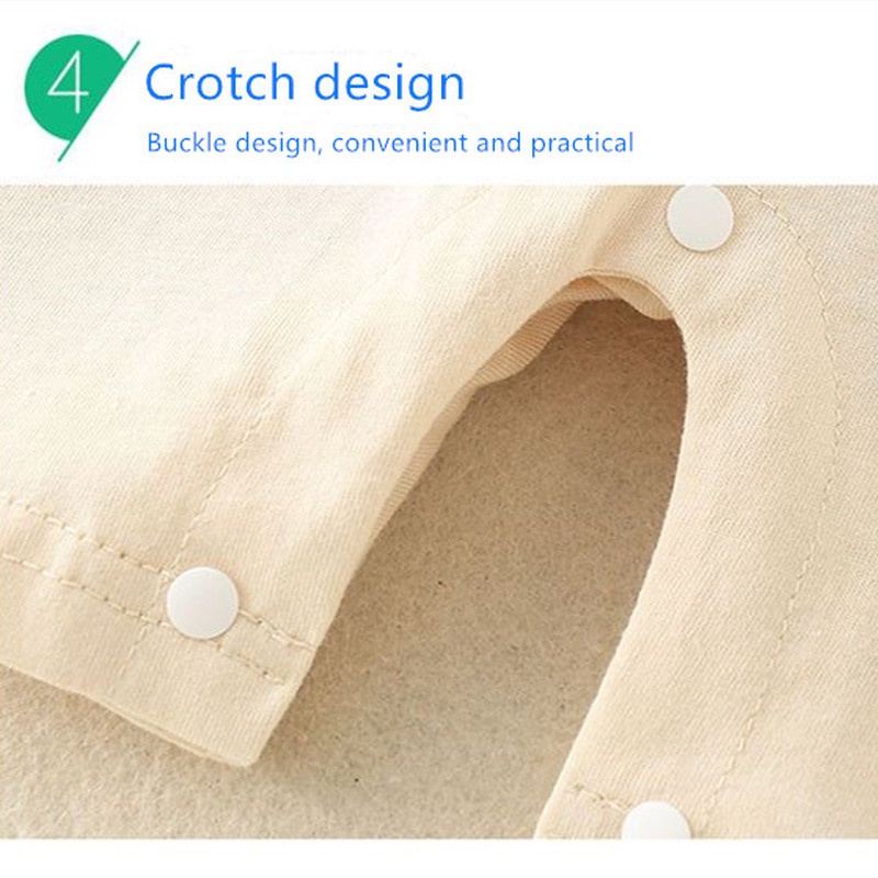 Áo Liền Quần Bằng Cotton Tay Ngắn In Họa Tiết Gấu Dễ Thương Thời Trang Mùa Hè Cho Bé Sơ Sinh 0-2 Tuổi