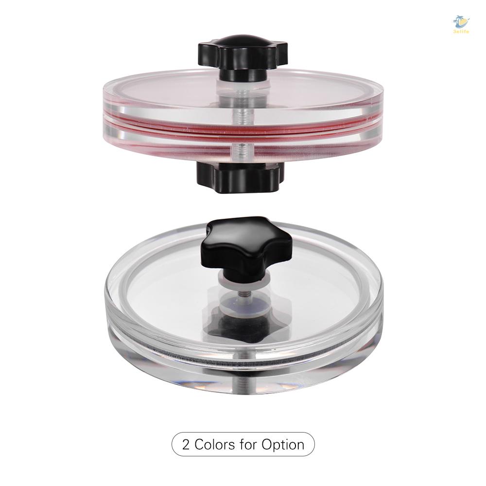 Bộ Dụng Cụ Vệ Sinh Đĩa Than Vinyl Bằng Acrylic Chống Thấm Nước Eelfevn6 Kèm Túi Đựng Và Khăn Lau