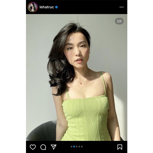 Pass váy body xanh bơ