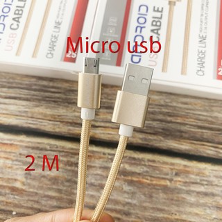 Dây Cáp Sạc 2m Micro USB Maxpo