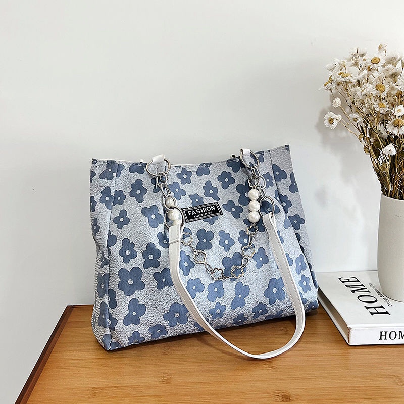 Túi Xách Canvas Cỡ Lớn Thời Trang Mùa Hè Cho Học Sinh