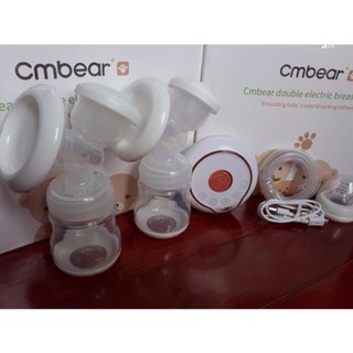 Máy hút sữa điện đôi cmbear tặng 50 túi trữ gb baby 250ml