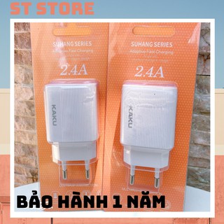 Củ sạc chính hãng kaku ksc-312 , 1 cổng usb, sạc nhanh