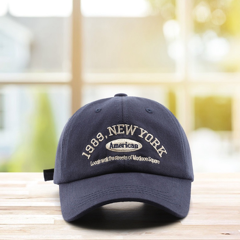 Nón Lưỡi Trai Thêu Chữ New York 1989
