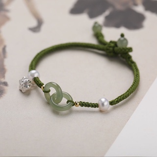 Vòng tay charm đài sen ngọc định mệnh