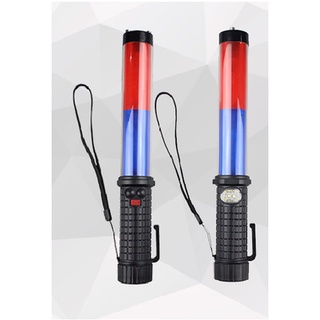 Gậy đèn Led chỉ huy, phân luồng, điều phối giao thông có còi siêu cứng