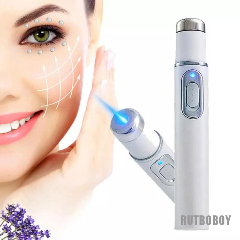 Bút laser chiếu tia xanh liệu pháp tẩy mụn/tàn nhang