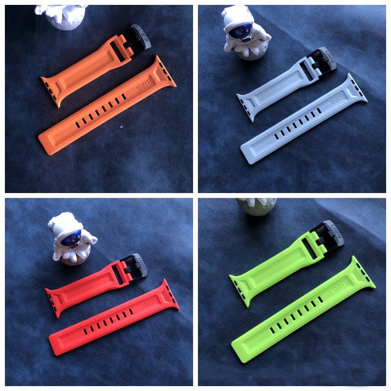 Dây Đeo Silicone Thời Trang Dành Cho Đồng Hồ Thông Minh Apple Watch 38 / 40/41mm 42 / 44/45mm Silicon 1 / 2 / 3 / 4 / 5/6/7/SE