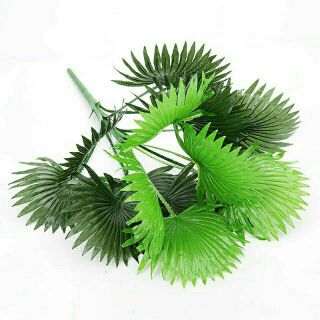 Cụm lá cọ giả trang trí