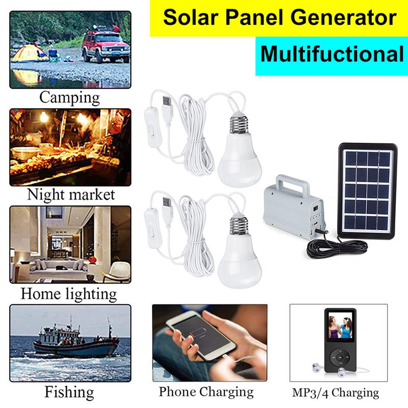 Hệ thống máy phát điện cho bảng năng lượng mặt trời mini 5V 3W kèm phụ kiện